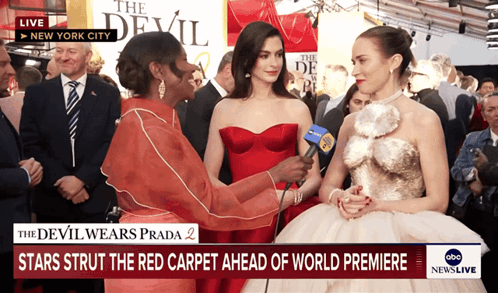 Devil Wears Prada 2 Stars Strut At World Premiere GIF