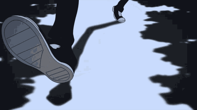 Devilman Crybaby Akira Fudo Footsteps GIF