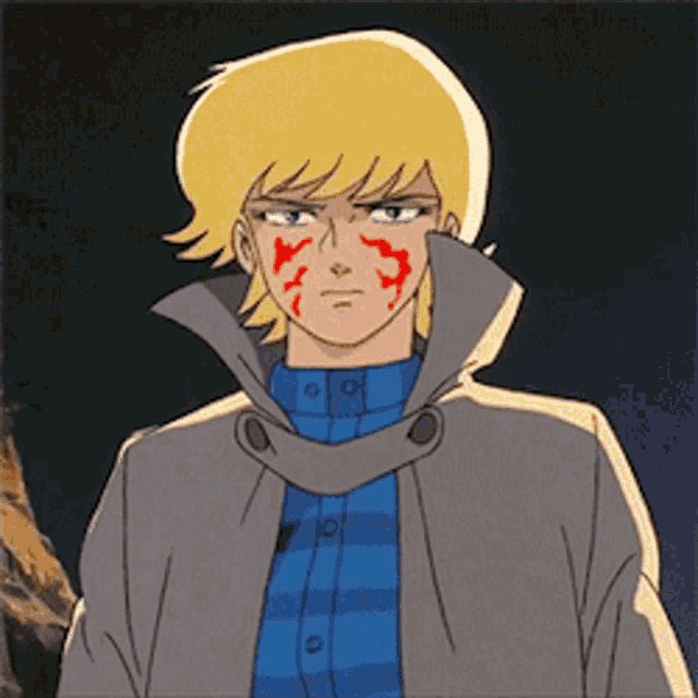 Devilman Crybaby Ryou Wiping Blood GIF