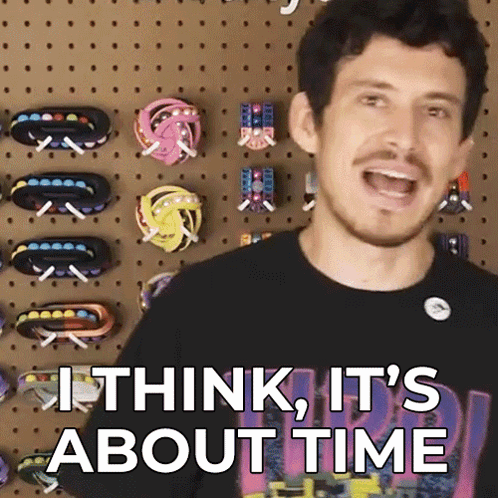 Devin Montes Thinks It's About Time GIF