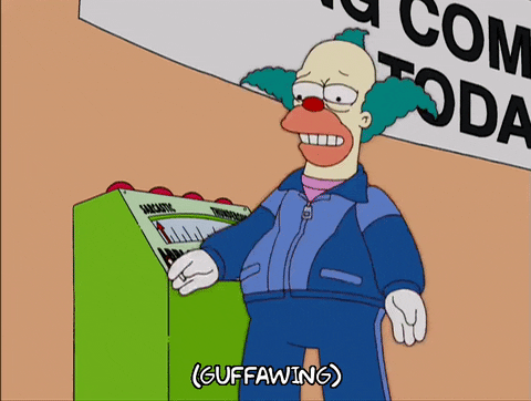 Devious Krusty The Clown The Simpsons GIF