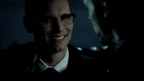Devious Nygma Dark Smile Gotham GIF