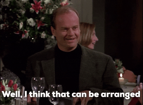 Devious Smile Kelsey Grammer Frasier GIF