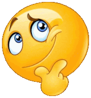 Devious Thinking Emoticon Sticker GIF