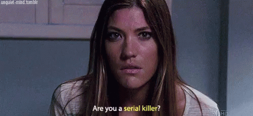 Debra Morgan Asking Dexter GIF