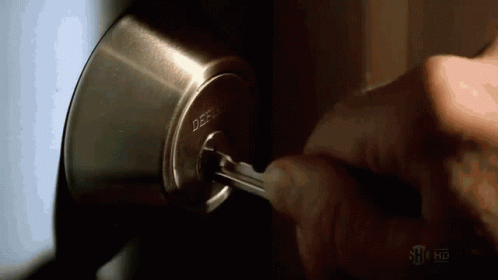 Dexter Morgan Locking The Door GIF