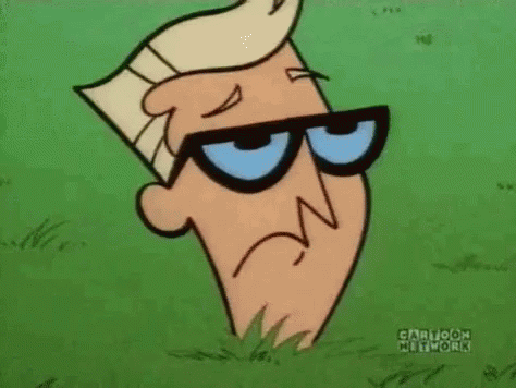 Dexter From Dexter 'S Laboratory Is Wearing Sunglasses And Making A Funny Face . GIF