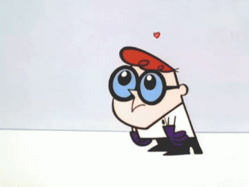 Dexter Is Waiting For His Crush GIF