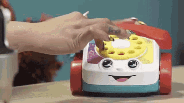 Dialing Toy Phone GIF