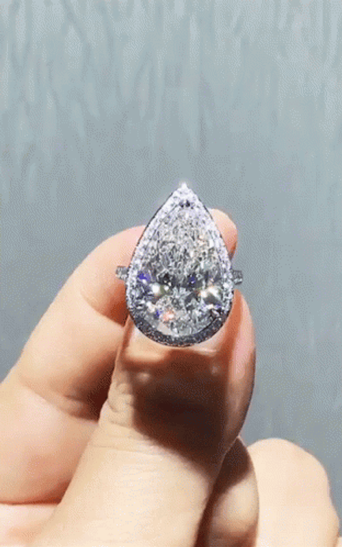 Diamond Engagement Ring Fiance Flex GIF