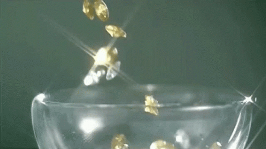 Diamond Gemstones Sparkle Falling Song Faboulous GIF