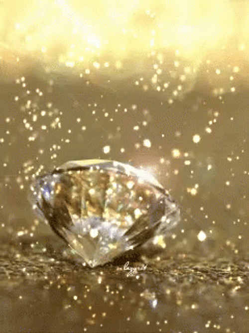 Diamond Gold Glitters Sparkling Jewelry GIF