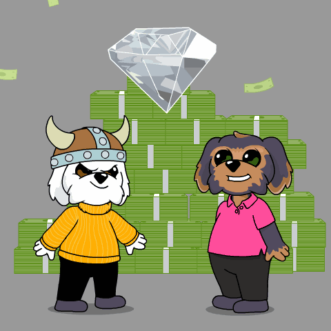 Diamond Hands Bo Doggos Nft Collection GIF