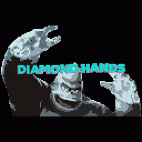 Diamond Hands Gorilla Nft GIF