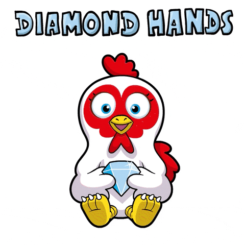 Diamond Hands Hen GIF