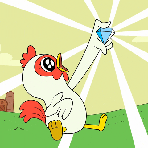 Diamond Hands Of Fee In Harvey Beaks GIF