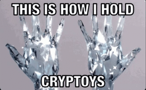 Diamond Hands This Is How I Hold Cryptons GIF