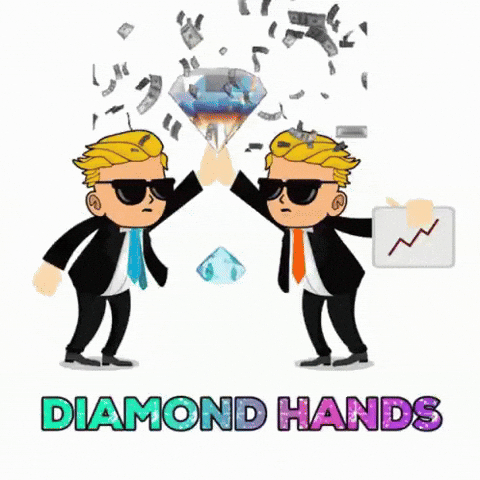 Diamond Hands Wall Streets Bets GIF
