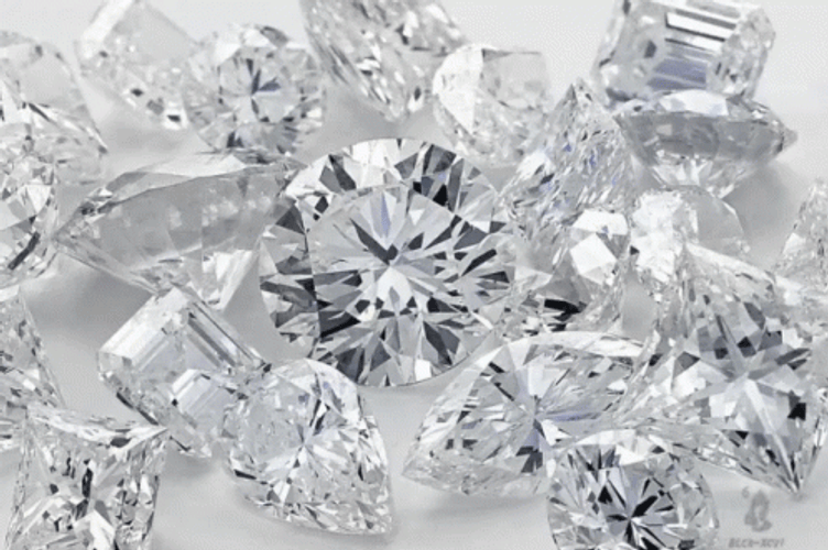 Diamond Jewelry Gemstones Flashing Luxury Accessories GIF