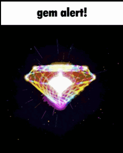 Diamond with Gem Alert Text