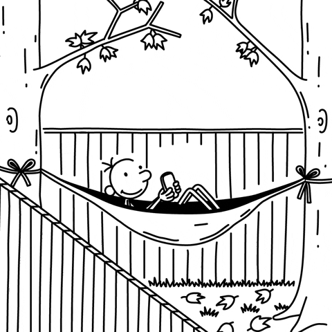 Diary Of A Wimpy Kid Greg In Cradle GIF
