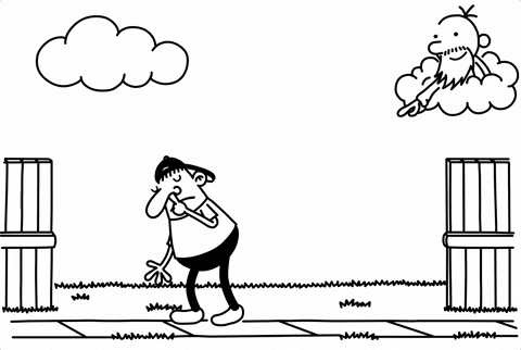 Diary Of A Wimpy Kid Hit By Thunder GIF