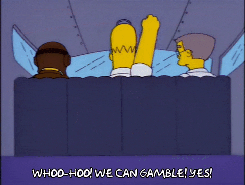 Dice Throw Homer Simpson GIF