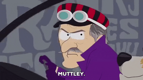 Dick Dastardly Calling Out Muttley GIF