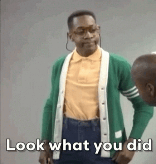 Did I Do That Angry David Urkel GIF