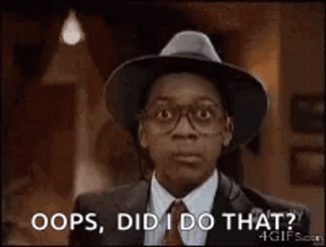 Did I Do That Confused Steve Urkel GIF