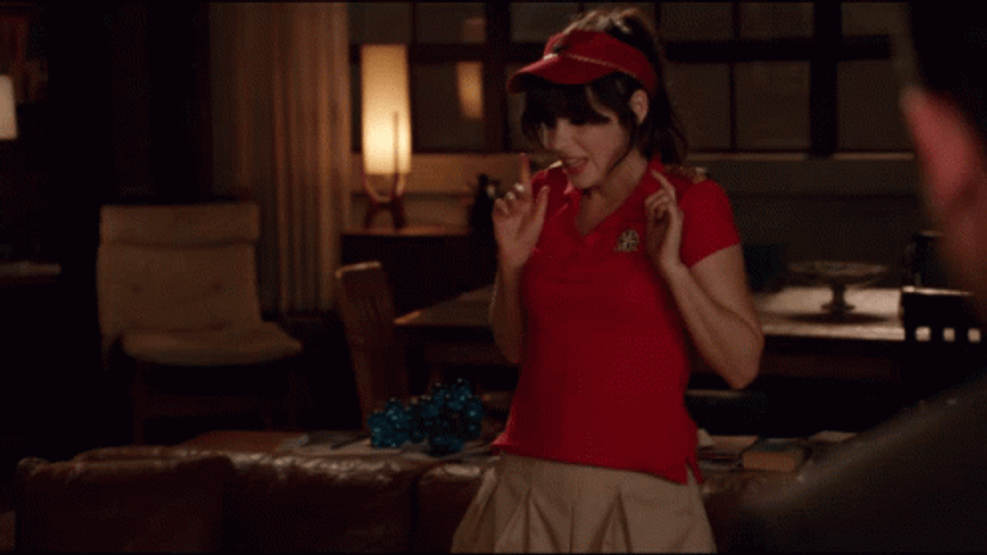 Did I Do That New Girl Zooey Deschanel GIF