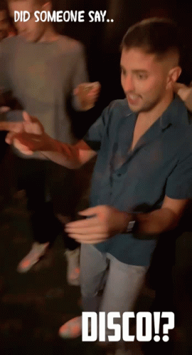 Did Someone Say Disco Modern Party Drunk GIF
