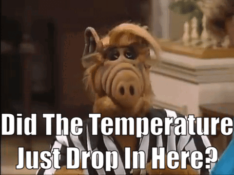 Did Temperature Drop Here Gordon Shumway Alf GIF