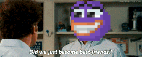 Did We Just Become Best Friends Cosmic Pepe GIF