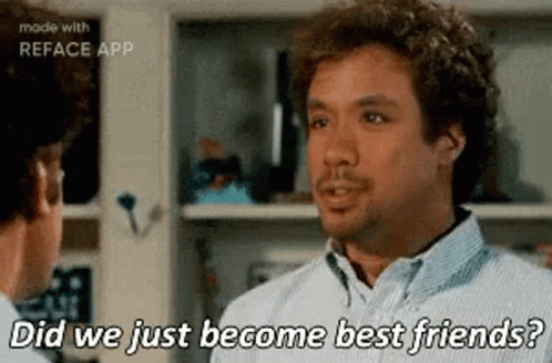 Did We Just Become Best Friends Face App GIF