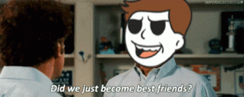 Did We Just Become Best Friends Hamination GIF