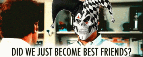 Did We Just Become Best Friends Joker GIF