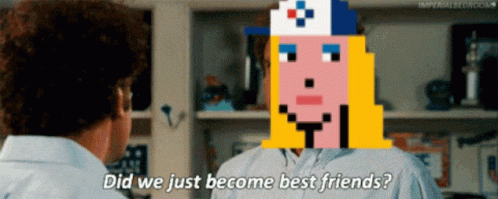 Did We Just Become Best Friends Roblox Meme GIF