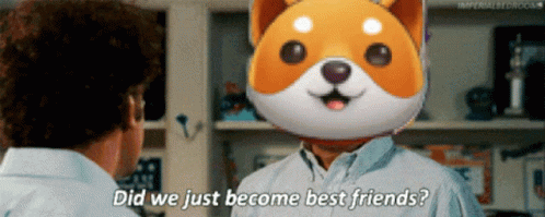 Did We Just Become Best Friends Shiba Inu GIF