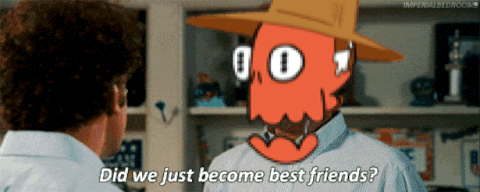 Did We Just Become Best Friends Zoidberg GIF