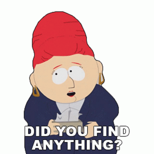 Did You Find Anything GIF