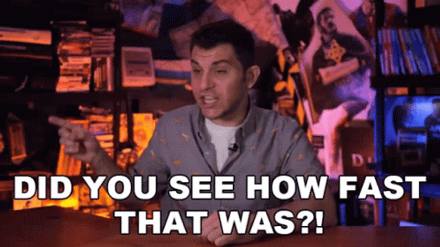 Did You See How Fast Shane Luis GIF