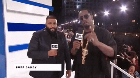 Diddy And Khaled Hosting Mtv GIF
