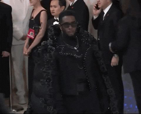 Diddy At The Met Gala Party GIF
