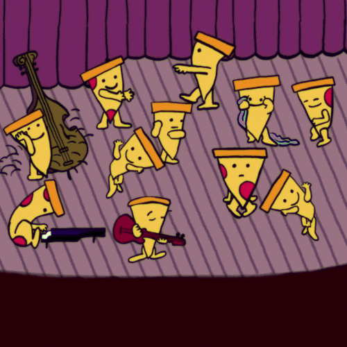 Diddy Dancing Pizza Party GIF