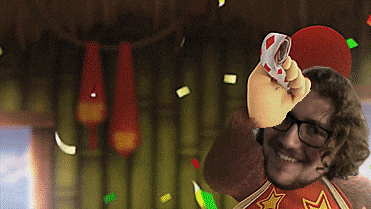 Diddy Party Paper Horn GIF