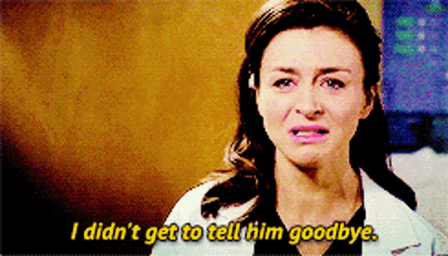 Didn't Get To Tell Him Goodbye GIF