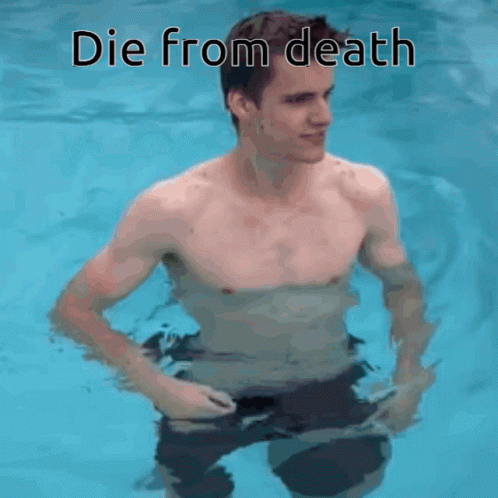 Die From Death Man Submerged GIF