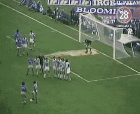 Diego Maradona Free Kick Goal Score GIF