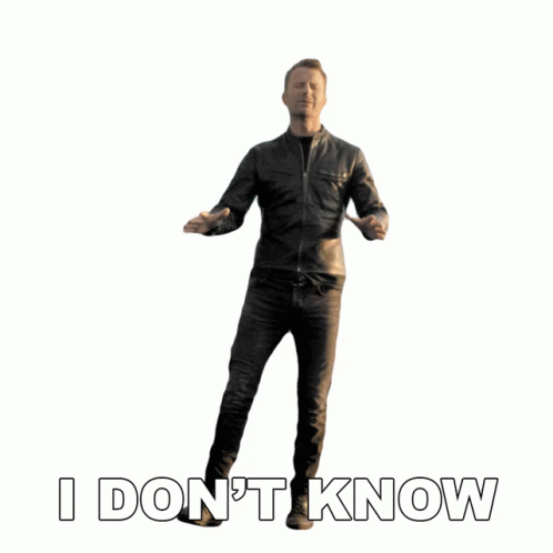 Dierks Bentley Dont Know Sticker GIF